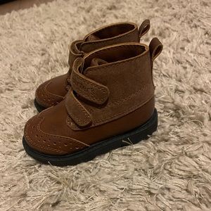 Carters cognac toddler high top boot